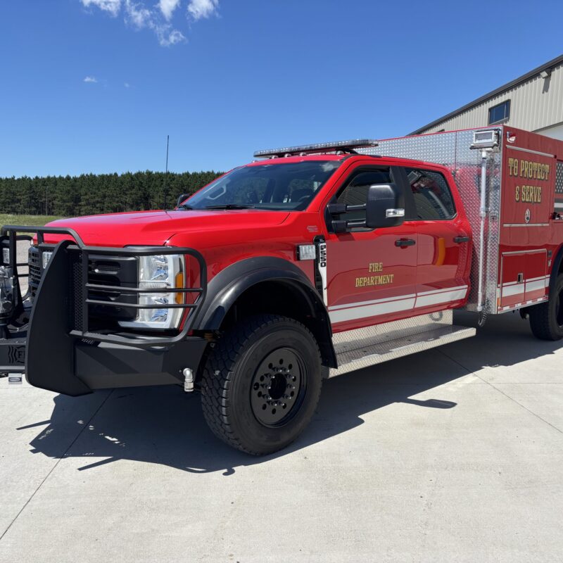 2023 FORD F550 XL CREW CAB BRUSH TRUCK